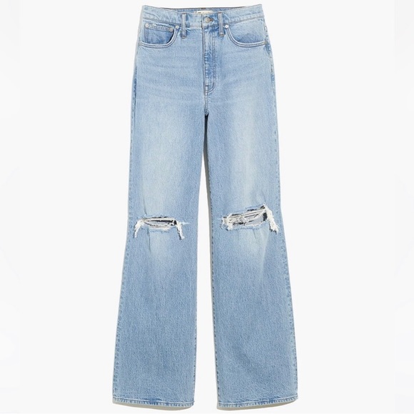 Madewell Denim - Super wide-leg madewell high rise jeans